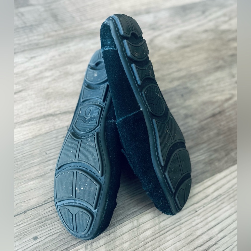 Women’s Black Suede Penny Loafers - Picture 4 of 4